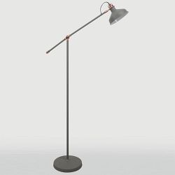 Harminder Single Adjustable Floor Lamp