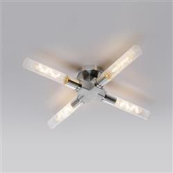 Kentucky 4 Light IP44 Bathroom Ceiling Light