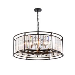 Mckinney Large Crystal Ceiling Pendant