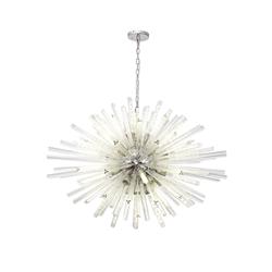 Portland 32 Light Glass Shade Pendant