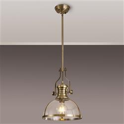 Rancho Clear Glass Ceiling Pendant