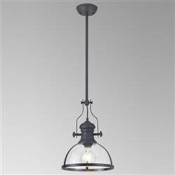 Rancho Clear Glass Ceiling Pendant