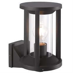 Pasadena Anthracite Finish IP65 Lantern Wall Light LT30060