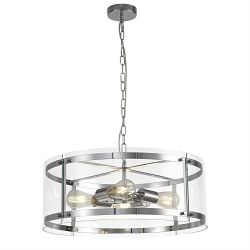 Vaden 4 Light Clear Glass Ceiling Pendant