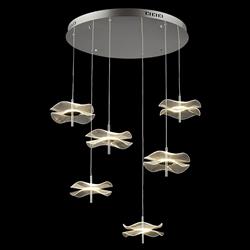 Warren Polished Chrome LED Ceiling Cluster Pendant LT30306