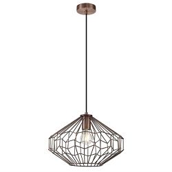 Clearwater Wide Antique Copper Pendant LT30114