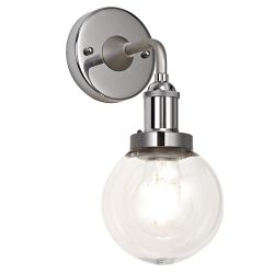 Scottsdale IP65 Satin Nickel And Chrome Wall Light LT30723