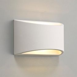 Berkeley Curved Rectangle Paintable Wall Light LT30136