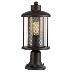 Indiana Antique Bronze Outdoor Pedestal Light LT30284