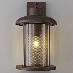 Indiana IP54 Large Antique Bronze Outdoor Wall Light LT30394