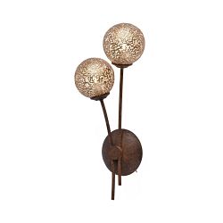 Porto Rust Coloured Double Wall Light 9032-48