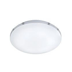 Apart IP44 410mm LED White & Chrome Bathroom Flush Fitting 659412406