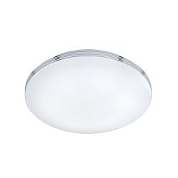 Apart IP44 350mm LED White & Chrome Bathroom Flush Fitting 659411806