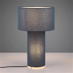 Bale Fabric Covered Dual Table Lamp