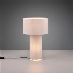 Bale Fabric Covered Dual Table Lamp