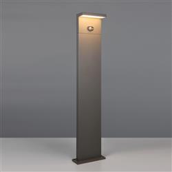 Blyde IP65 LED Hybrid Solar Outdoor Anthracite 1000mm Post Lamp 453569142