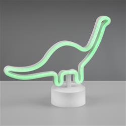 Bronto LED Green Dinosaur Children's Table Lamp R55360101