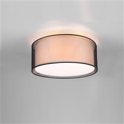 Burton Matt Black 3 Light Flush Ceiling Fitting 611400332