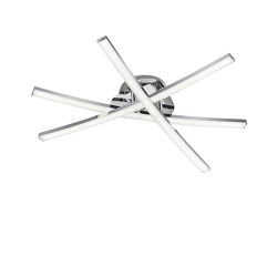 Capella Chrome & White LED Ceiling Fitting R62491306