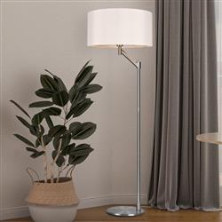 Cassio Metal Made And White Shade Floor Lamp