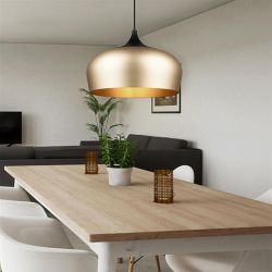 Chiron Matt Brass Large Single Pendant 310890108