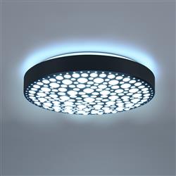 Chizu Large Polycarbonate RGB Flush Ceiling Fitting 