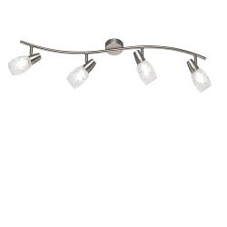 Colmar Matt Nickel & Satinated Glass Large Spotlight R80024007