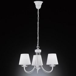 Cortez Matt White 3-Arm Ceiling Light 110600331