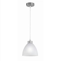 Dallas Matt Nickel & White Singular Ceiling Pendant R32171007