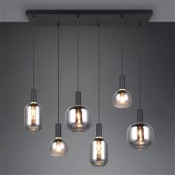 Diva Six Light Ceiling Pendants