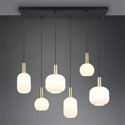 Diva Six Light Ceiling Pendants