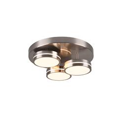 Franklin LED 3 Light Flush Mounted Ceiling Fitting