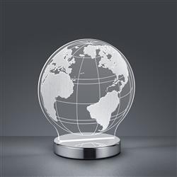 Globe Chrome And Acrylic Childrens Table Lamp R52481106