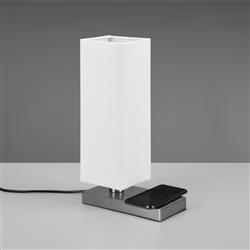 Haley Rectangular Phone Charging Touch Table Lamp