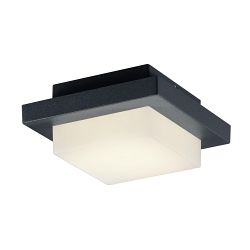 Hondo LED IP54 Anthracite Wall Or Ceiling LED Fitting 228960142