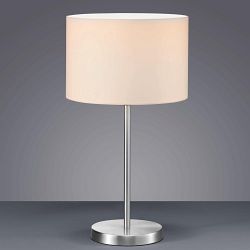 Hotel Large Matt Nickel Table Lamps