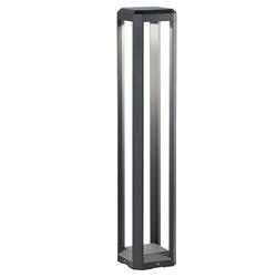 Logone IP65 LED Anthracite Medium Height Outdoor Post Light 422360142