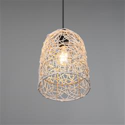 Lovis Natural Rattan Meshwork Single Pendant R31141036