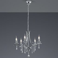 Lucerna Chrome 5-Arm Ceiling Light 101600506