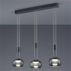 Madison LED Triple Rise & Fall Pendant Fitting