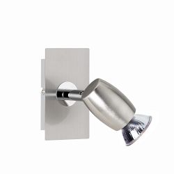 Michael Single Matt Nickel Wall or Ceiling Spotlight 803000107