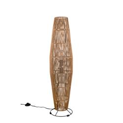 Miki Brown Paper And Black Floor Lamp R41102026