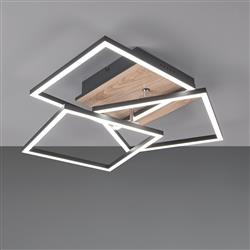 Mobile LED Semi-Flush Ceiling Fitting