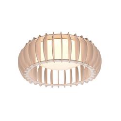 Monte White And Natural Wood LED Small Ceiling Fitting R62171130