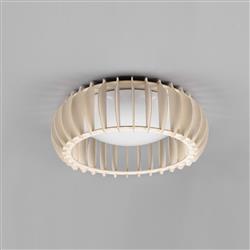 Monte White And Natural Wood LED Small Ceiling Fitting R62171130