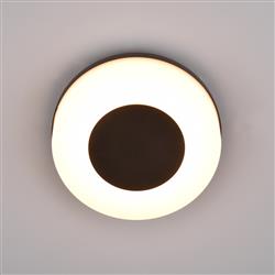 Morena IP54 Matt Black LED Outdoor Wall or Porch Light R24246132