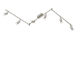 Nimes Matt Nickel Adjustable LED Large Ceiling Fitting R82946107