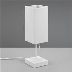 Ole Rectangular Pull Cord USB Table Lamp