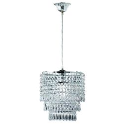 Orient Chrome & Transparent Ceiling Pendant R1147-06