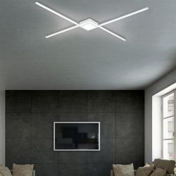 Oxford Matt White LED Ceiling Light 674410331